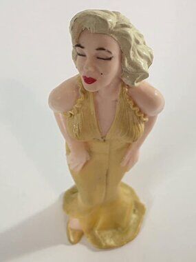 Marilyn Monroe 1990 Licensed PVC Figure | Hollywood Icon Gold Gown
